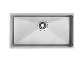 33 inch Stainless Steel Undermount Large Single Bowl Kitchen Sink - Pro 33 - Sink Depot